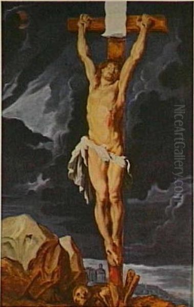 Christ expiring on the cross Oil Painting by (studio of) Rubens, Peter Paul