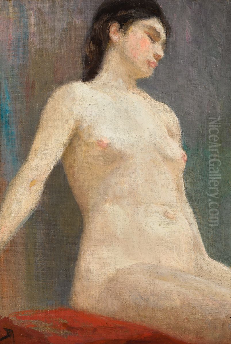 Nude Oil Painting by Vasily Polenov
