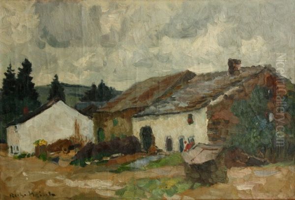 A Bra s/Lienne Oil Painting by Richard Heintz