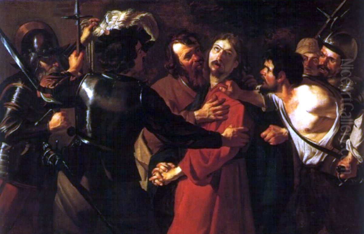 Gefangennahme Christi Oil Painting by Dirck Van Baburen