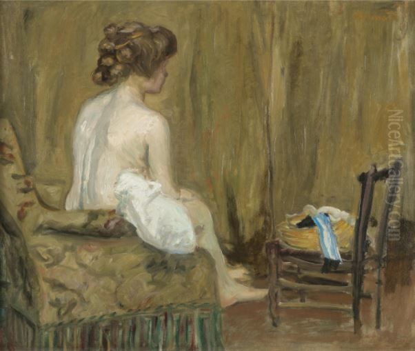 Nu Oil Painting by Pierre Bonnard
