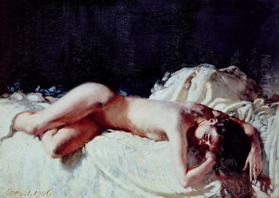Nude Study Oil Painting by William Orpen