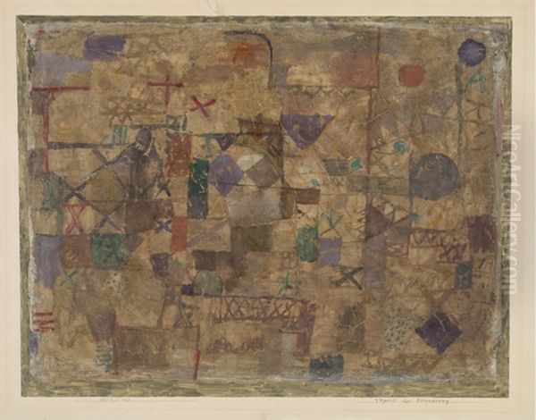 Carpet of Memory Oil Painting by Paul Klee