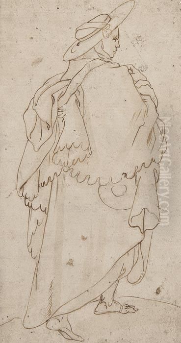 The Pilgrim Oil Painting by Luca Cambiaso