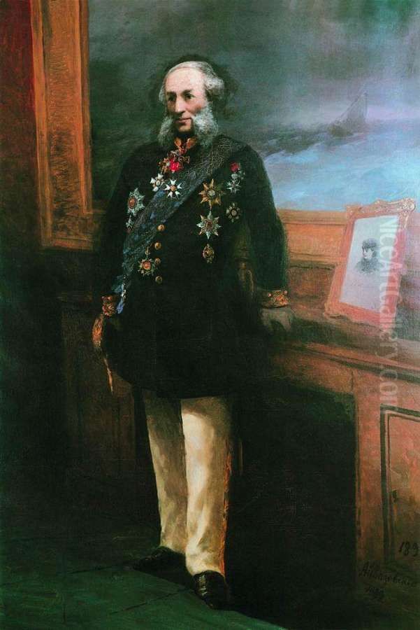 Self-portrait Oil Painting by Ivan Aivazovsky