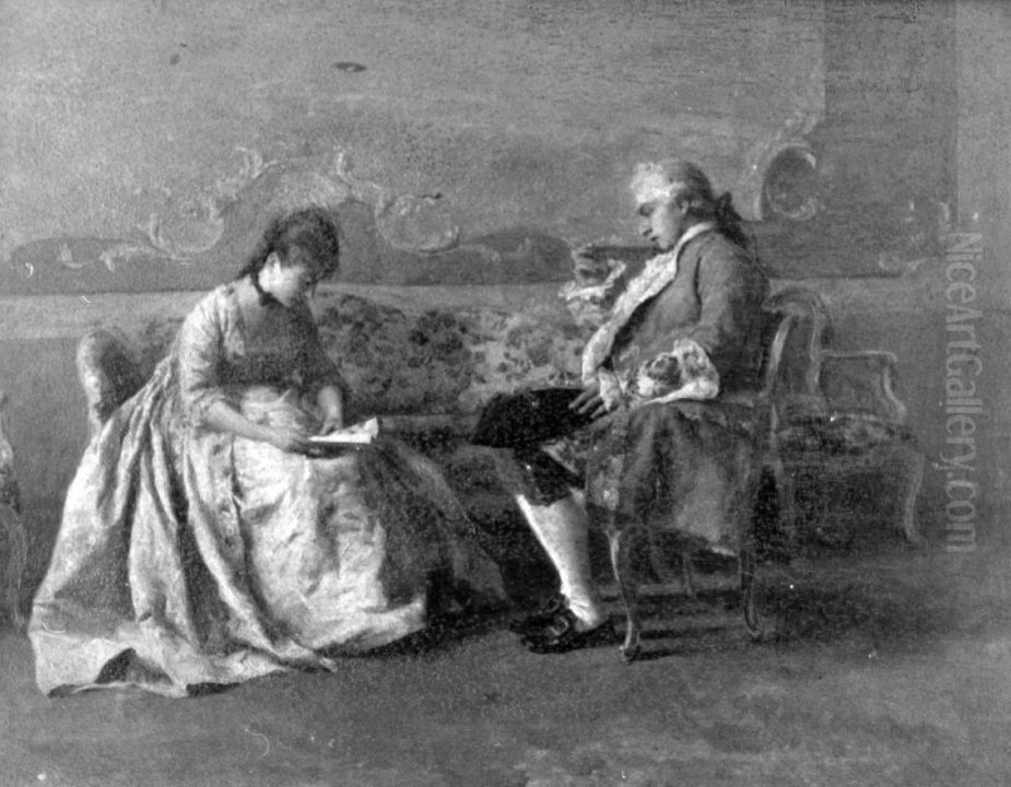 Eloquent silence Oil Painting by Antonio Rotta