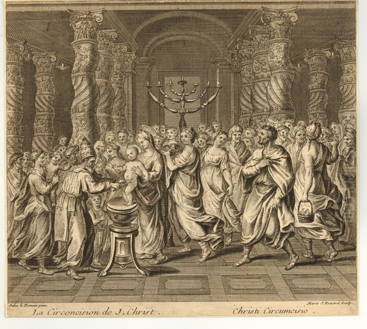 The Circumcision of Christ Oil Painting by Marie-Jeanne Renard du Bos
