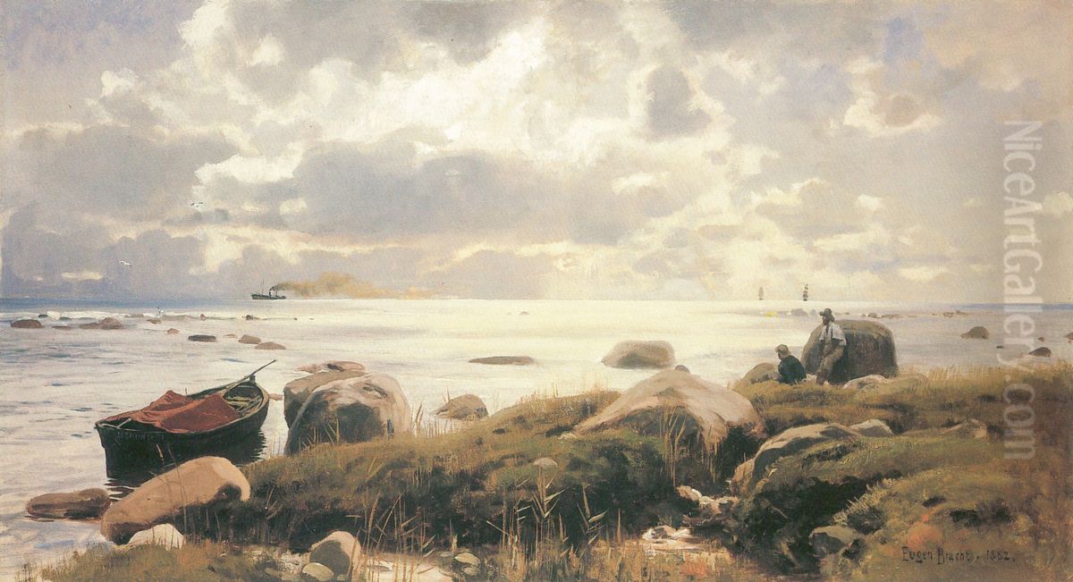 On the Rugen coast Oil Painting by Eugen Bracht