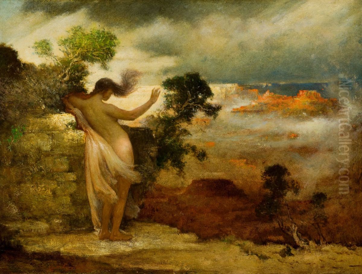 The Spirit of the Storm Oil Painting by Elliott Daingerfield