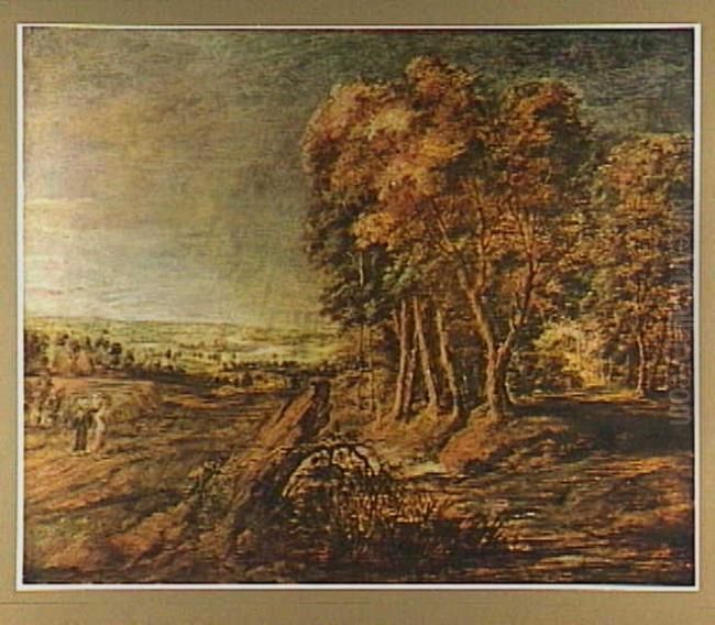 Landscape after storm Oil Painting by (studio of) Rubens, Peter Paul