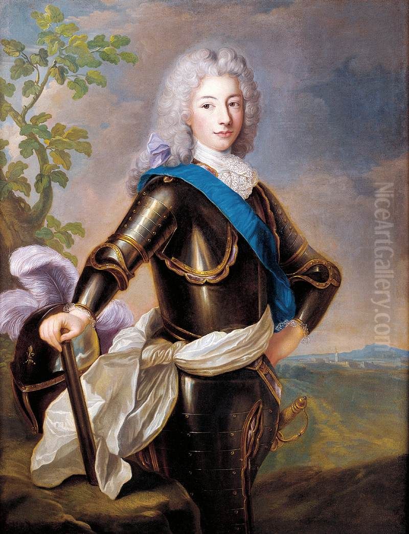 Portrait of Louis Francois de Bourbon, Prince of Conti Oil Painting by Alexis-Simon Belle