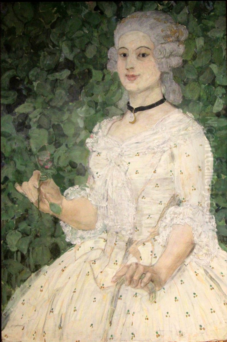 Markiza Oil Painting by Aleksandr Golovin