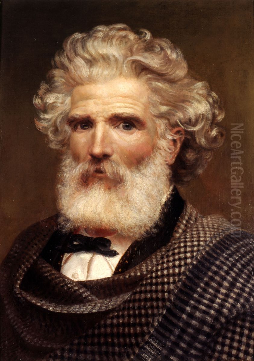 Autorretrato Oil Painting by Eugenio Landesio