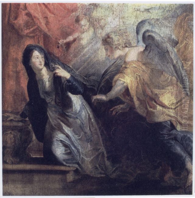 The annunciation of the Death of the Virgin Oil Painting by (studio of) Rubens, Peter Paul