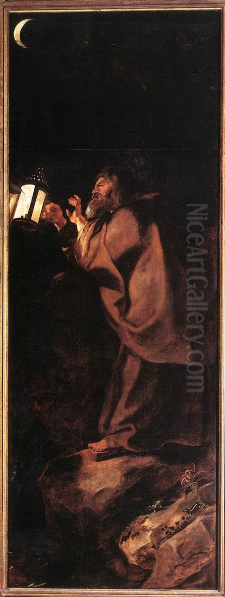 Descent from the Cross (outside right) Oil Painting by (studio of) Rubens, Peter Paul