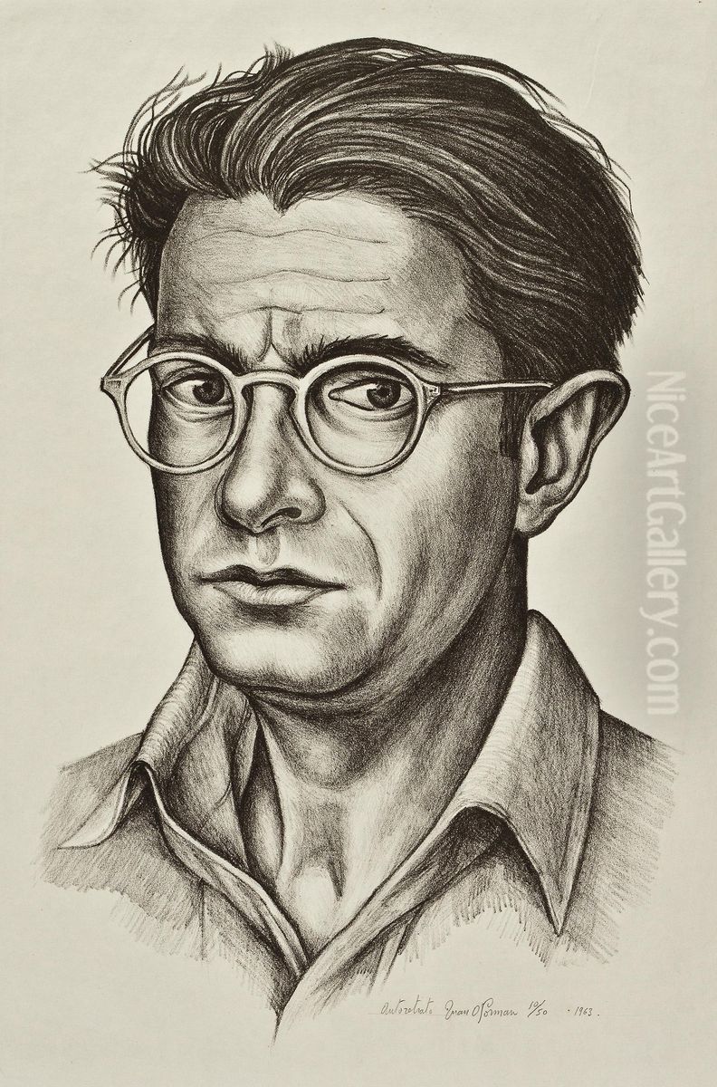 Autorretrato Oil Painting by Juan O'Gormann