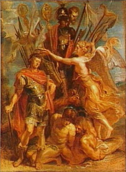 Constantine Triumphans Oil Painting by (studio of) Rubens, Peter Paul