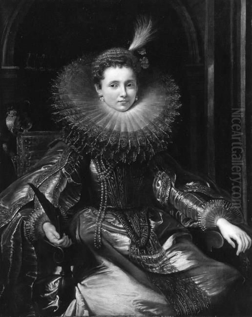 Portrait of the Marchesa Veronica Spinola-Doria Oil Painting by (studio of) Rubens, Peter Paul