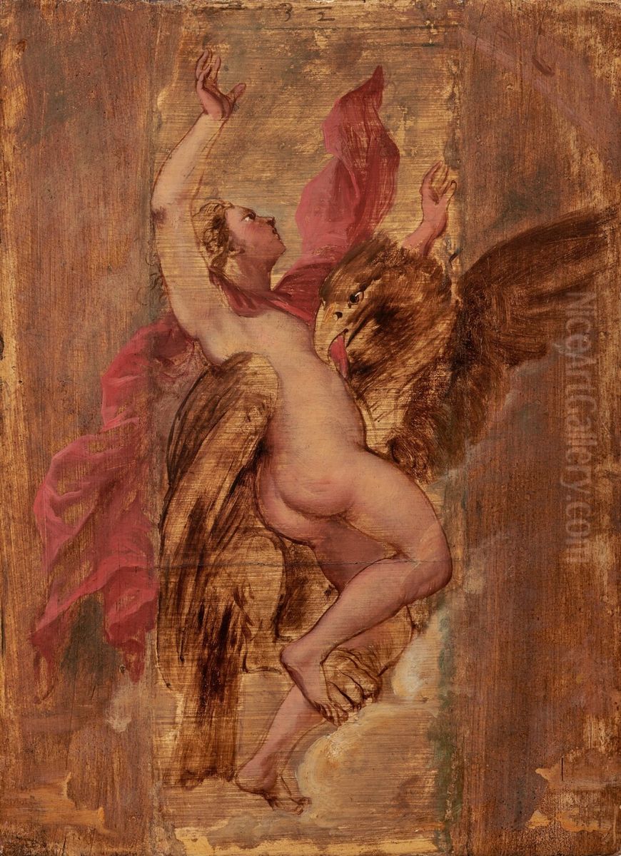 The Abduction of Ganymede Oil Painting by (studio of) Rubens, Peter Paul