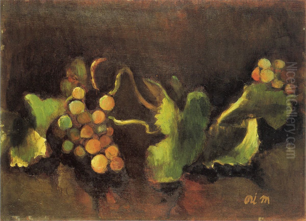 Grapes Oil Painting by Aimitsu