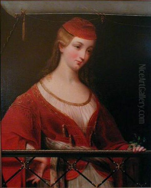 Jeune grecque Oil Painting by Coralie Ferey