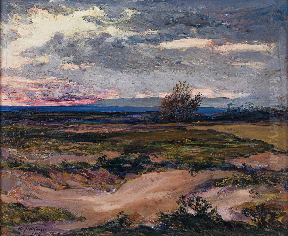 On the Atlantic, seen from the Ayrshire Coast Oil Painting by Alexander Jamieson