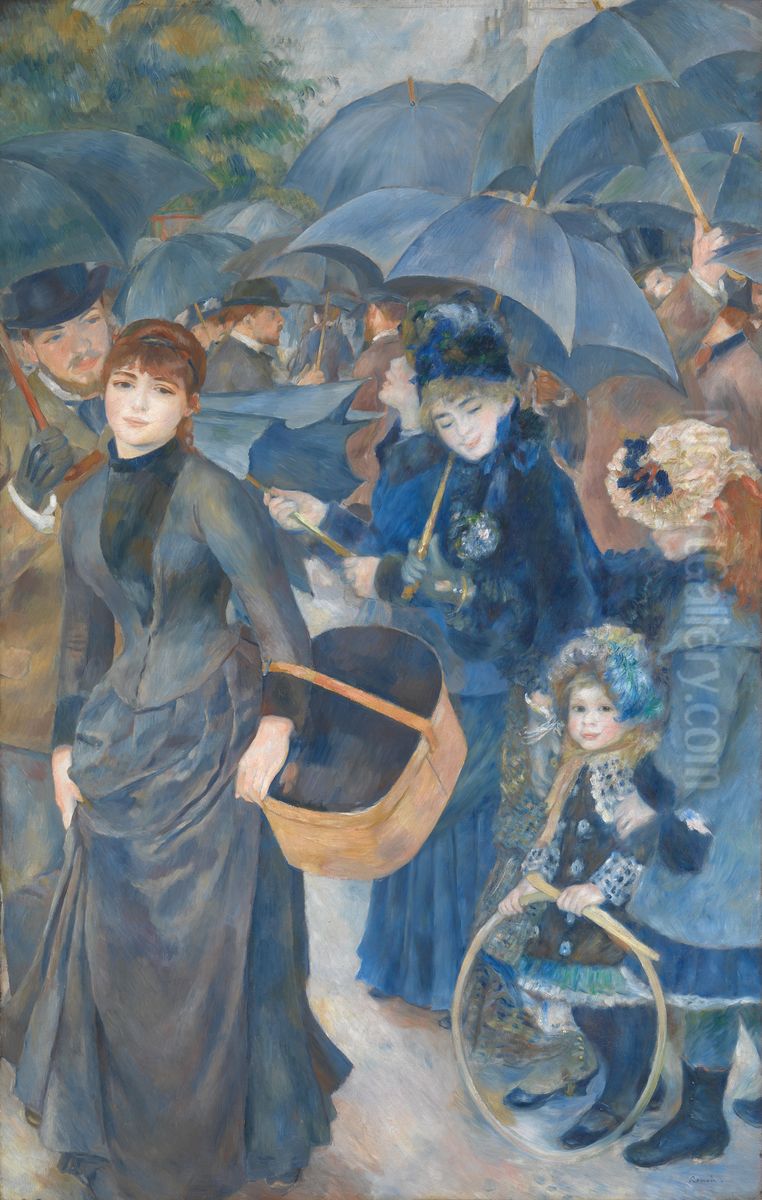 The Umbrellas Oil Painting by Pierre Auguste Renoir