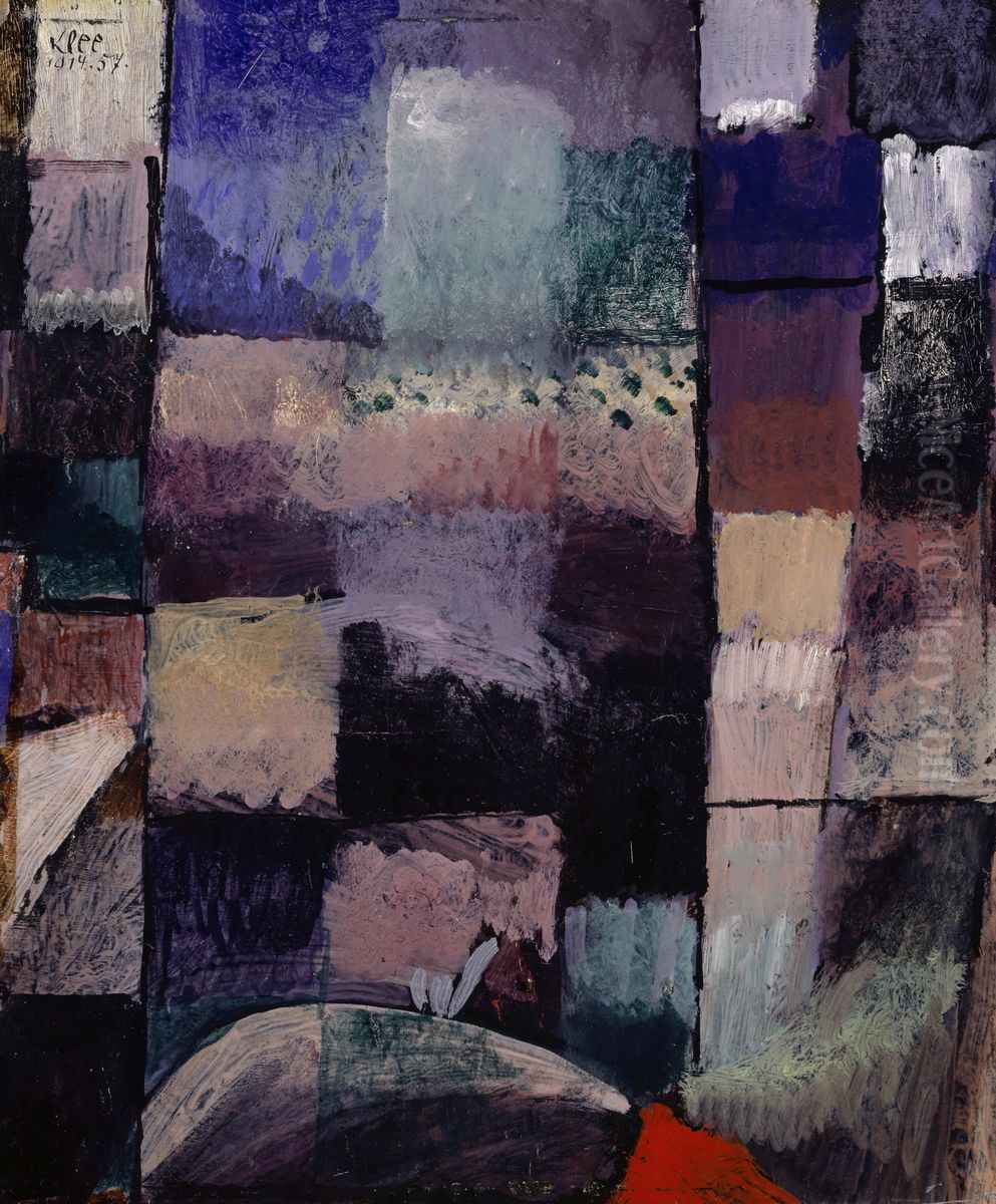 On a Motif from Hammamet Oil Painting by Paul Klee