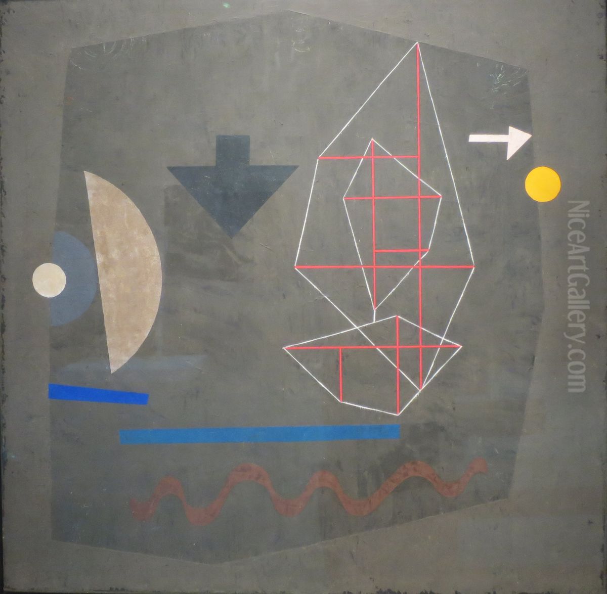 Possibilities at Sea Oil Painting by Paul Klee