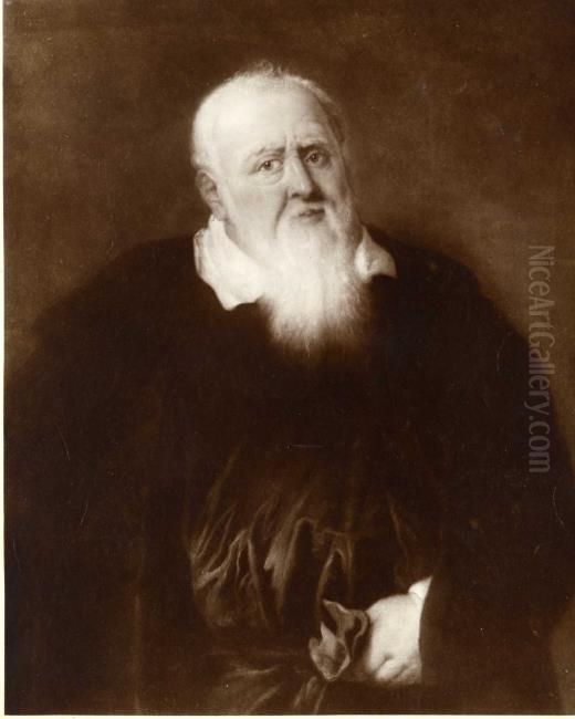 Theodore Turquet de Mayerne (1573-1655) Oil Painting by (studio of) Rubens, Peter Paul