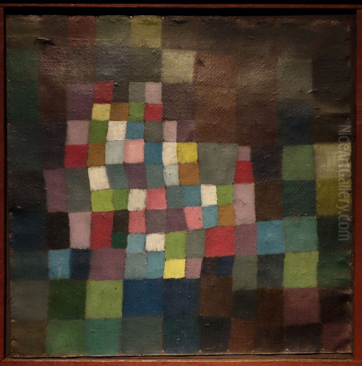 Abstraction with Reference to a Flowering Tree Oil Painting by Paul Klee