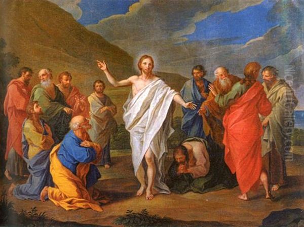 Resurrection. Oil Painting by Szymon Czechowicz