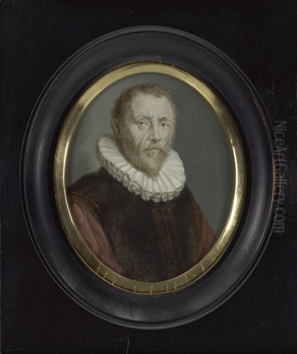 Portret van Petrus Hogerbeets Oil Painting by Arnoud Van Halen