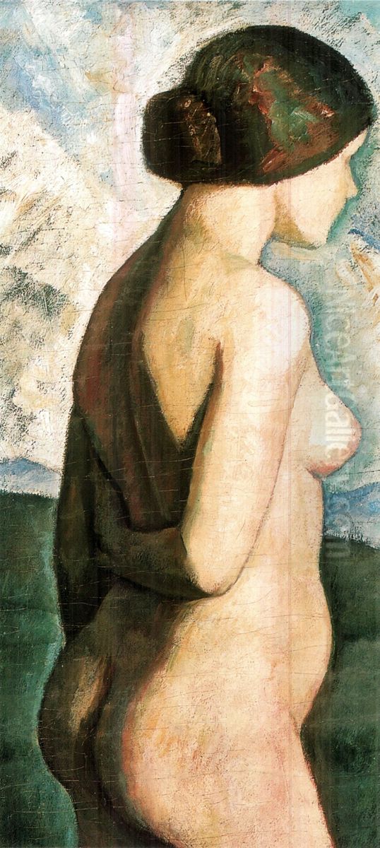 Nude Oil Painting by Dezso Czigany