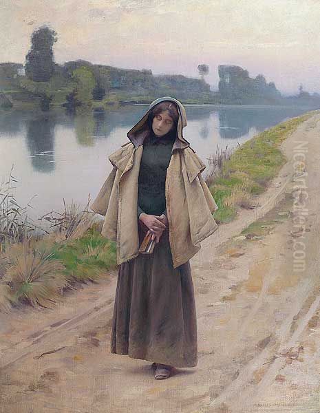 Solitude Oil Painting by Charles Sprague Pearce