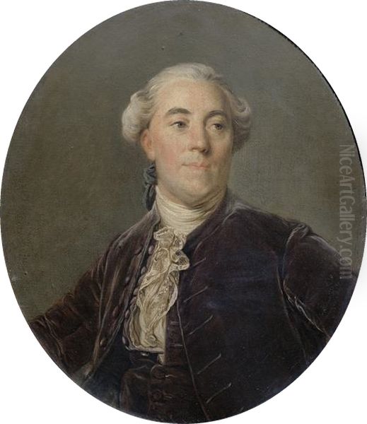 Portrait ofJacques Necker(1732-1804) Oil Painting by Joseph-Siffred Duplessis