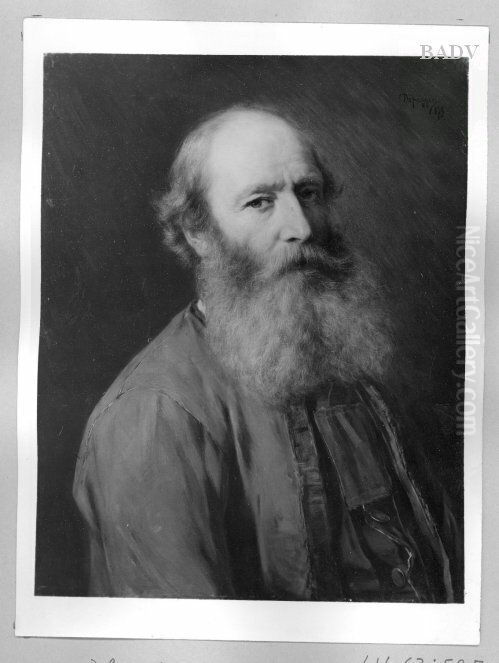 Mann mit Bart Oil Painting by Franz Defregger