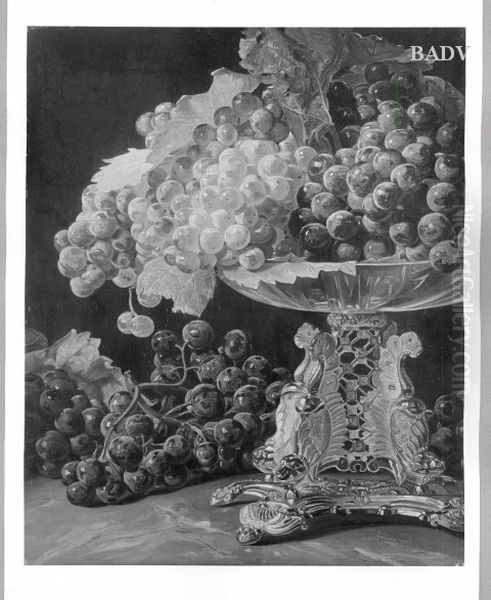 Fruchtstillleben Oil Painting by Ferdinand Georg Waldmuller