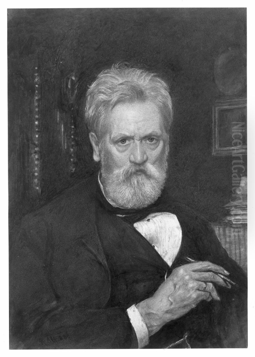 Selbstportrat Oil Painting by Rudolf von Alt