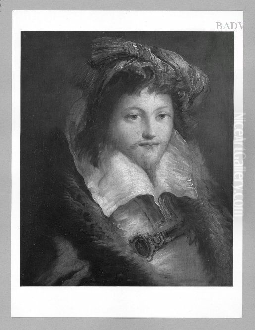 Mannliches Bildnis (Brustbild eines jungen Orientalen) Oil Painting by Giovanni Domenico Tiepolo