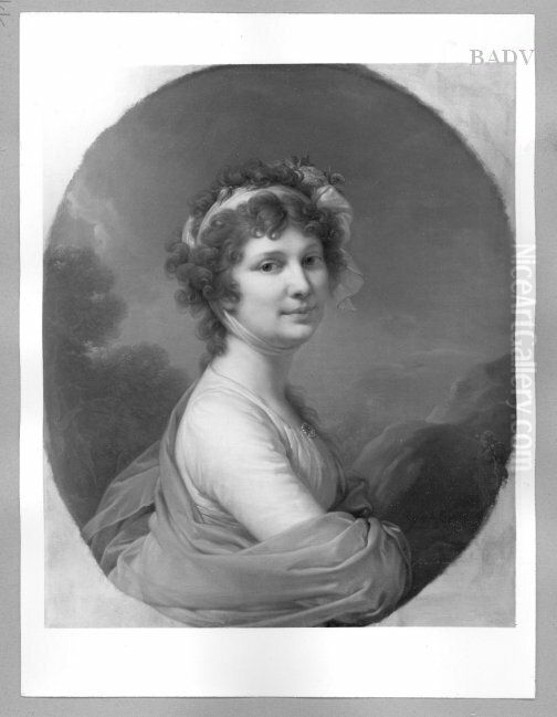 Portr. of a lady Oil Painting by Johann Baptist von Lampi the Elder