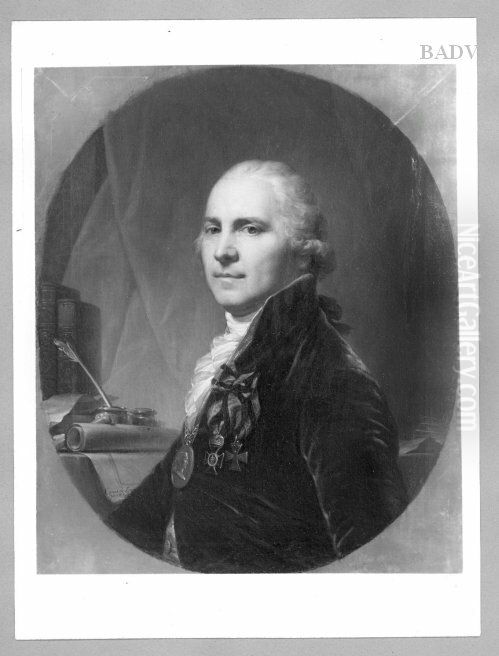 Portr. of a gentleman Oil Painting by Johann Baptist von Lampi the Elder