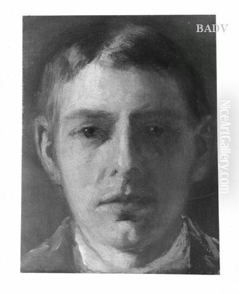 Knabenbildnis Oil Painting by Wilhelm Leibl