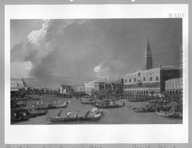 Venedig (Dogenpalast) Oil Painting by Canaletto