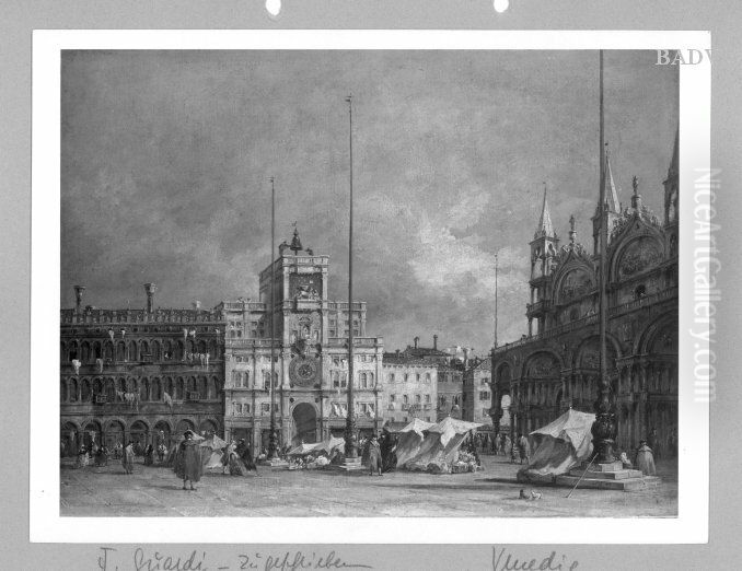 Markusplatz in Venedig Oil Painting by Francesco Guardi