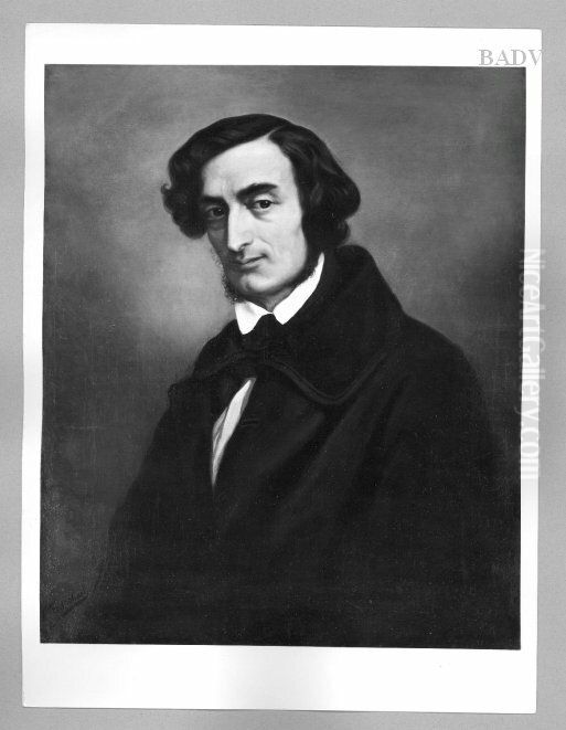 Herrenportrat Oil Painting by Anselm Friedrich Feuerbach