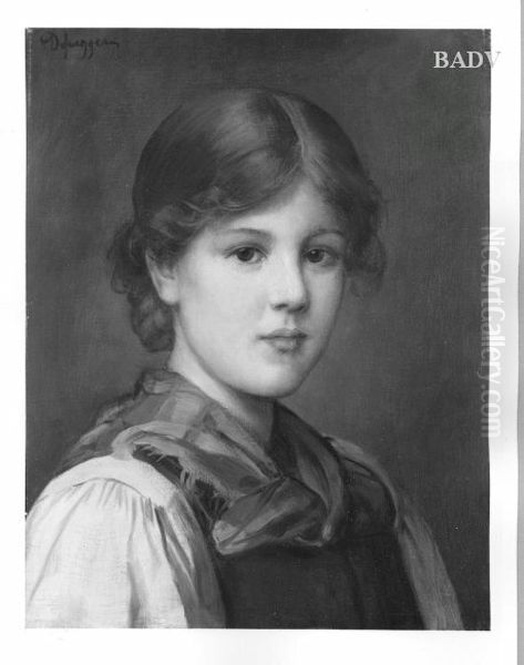 Bauernmadchen Oil Painting by Franz Defregger