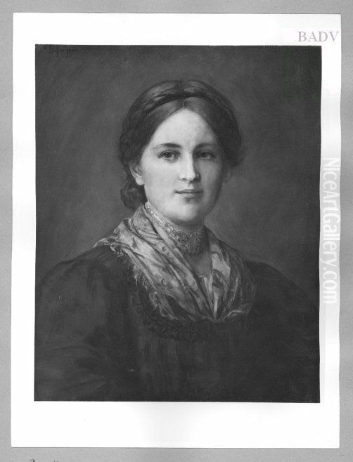 Junges Bauernmadchen Oil Painting by Franz Defregger