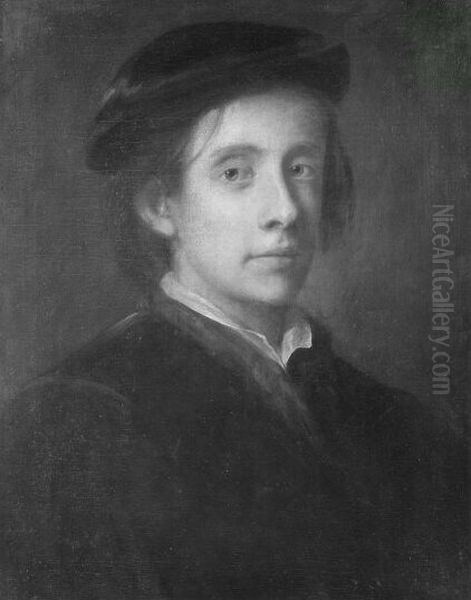 Portrait of v. Lippart Oil Painting by Lenbach Franz Von