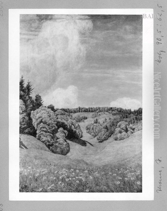 Landscape Oil Painting by Hans Thoma